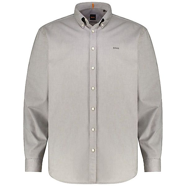 BOSS Freizeithemd aus Baumwolle Farbe khaki Größe: 4XL günstig online kaufen