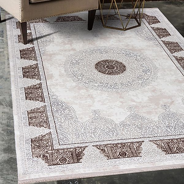 Mazovia Orientteppich Orientalisch Teppich mit Fransen, günstig online kaufen