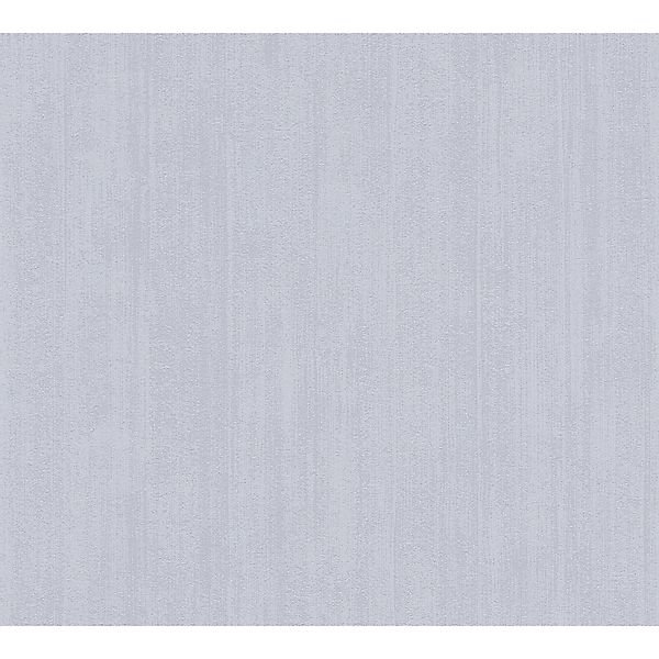 Bricoflor Moderne Uni Tapete Schlichte Vliestapete in Grau Blau mit Vinyl E günstig online kaufen