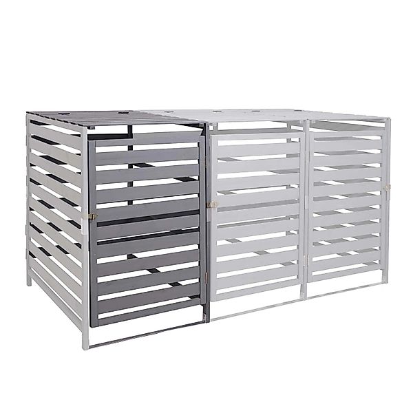 Proregal XL 1er-/2er-Mülltonnenverkleidung Erweiterung HxBxT 114x67x97 cm H günstig online kaufen