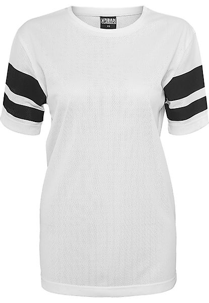 URBAN CLASSICS T-Shirt "Urban Classics Damen Ladies Stripe Mesh Tee", (1 tl günstig online kaufen