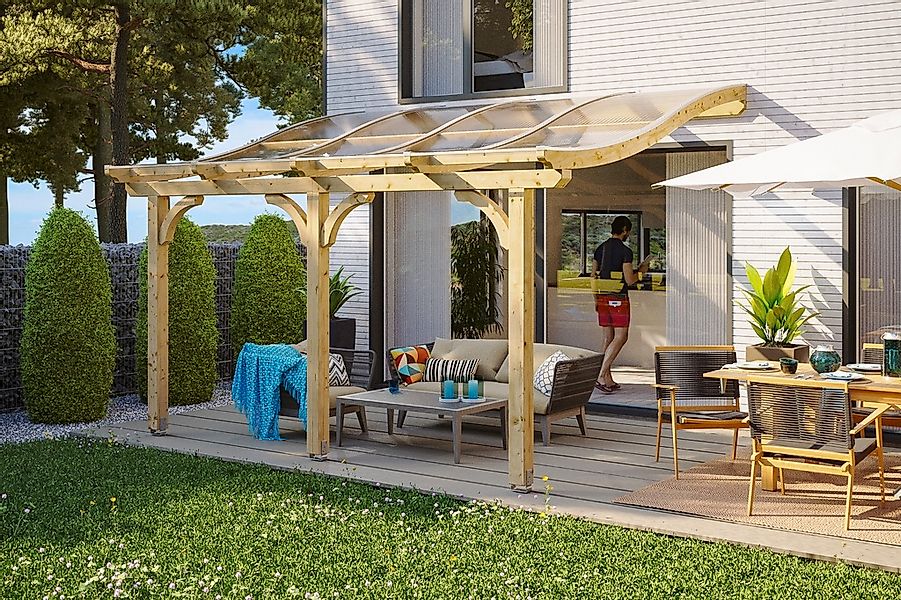 Skanholz Terrassendach "Venezia" Leimholz günstig online kaufen