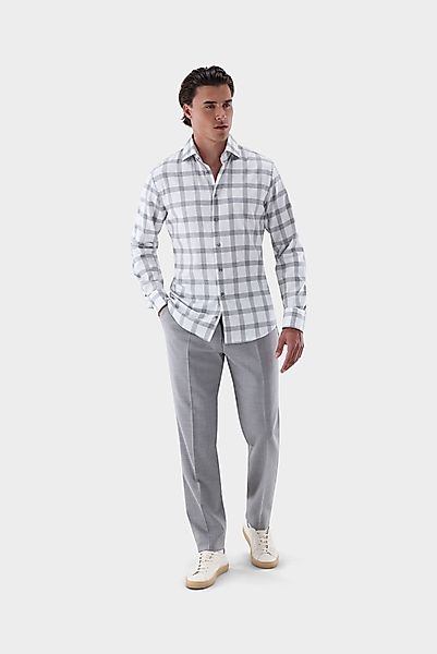 Flanellhemd kariert Slim Fit günstig online kaufen