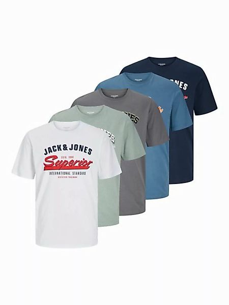 Jack & Jones T-Shirt (5-tlg) günstig online kaufen