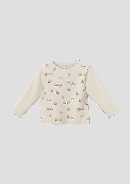 s.Oliver Langarmshirt Unisex Baumwoll-Shirt mit Igel-Print günstig online kaufen