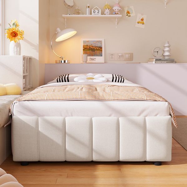 REDOM Polsterbett Funktionsbett,Kinderbett,Jugendbett (Polsterbett,mit hydr günstig online kaufen