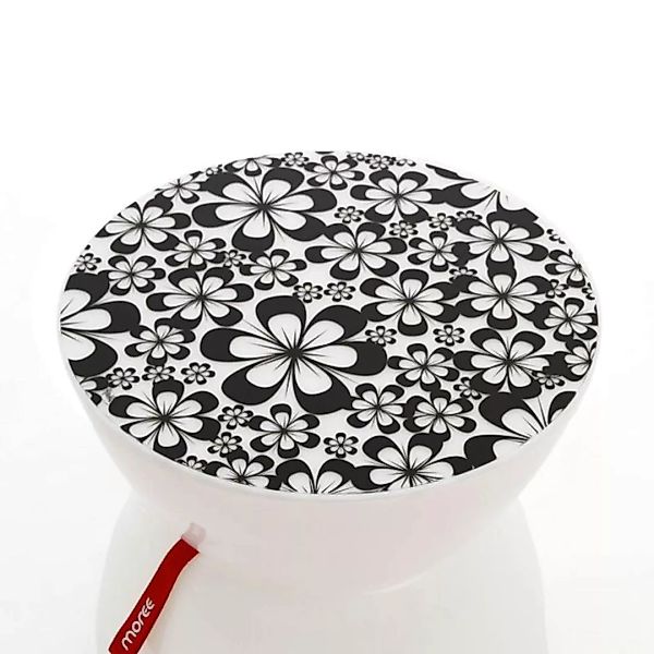 Moree - Lounge Table Mini Dekorauflage - schwarz/weiß/Polypropylen günstig online kaufen