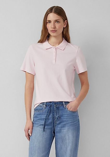 s.Oliver Kurzarmshirt Polo-Shirt Poloshirt aus Baumwollpiqué günstig online kaufen