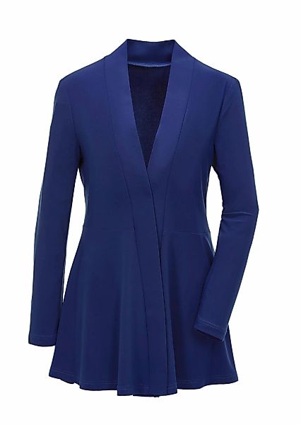 GOLDNER Sweatjacke "Kurzgröße Leichte Shirtjacke lila mit Stretch" Mit Teil günstig online kaufen