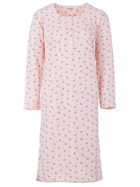 zeitlos Nachthemd Thermo Nachthemd - Romy mit Rosen und Herzen günstig online kaufen