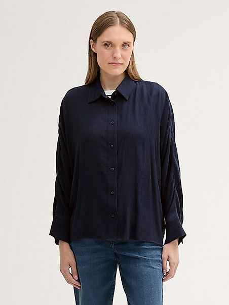 TOM TAILOR Langarmbluse Oversized Bluse mit Struktur günstig online kaufen