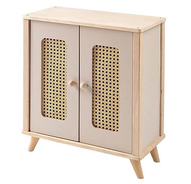 howa Puppenkleiderschrank miniflowers, aus Holz, Puppenmöbel mit Kleidersta günstig online kaufen