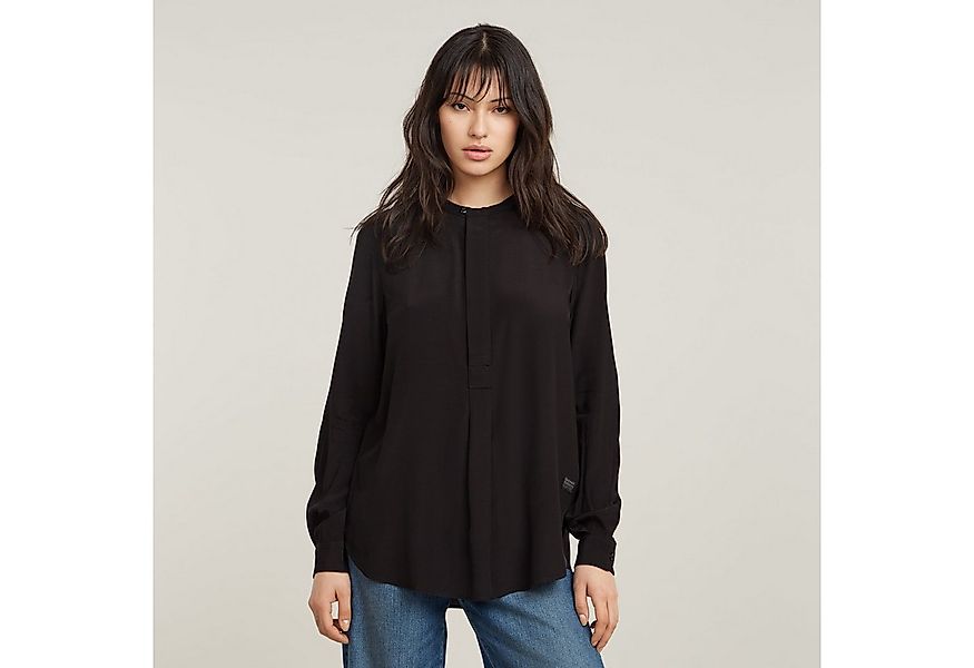 G-STAR Langarmbluse Half Placket Top ls wmn mit verdeckter Knopfleiste günstig online kaufen