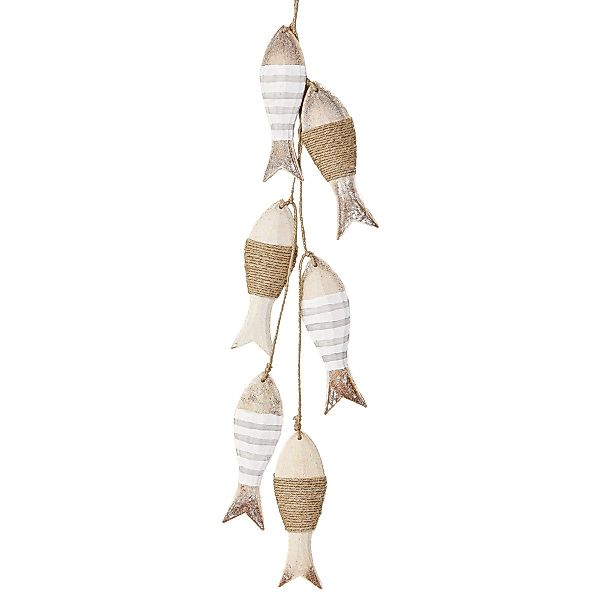 Viana Dekofigur Maritime Deko Hänger Holzfische günstig online kaufen