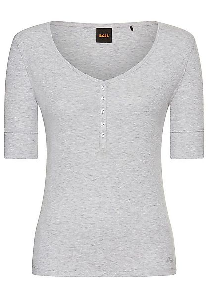 BOSS ORANGE Henleyshirt Espen Premium Damenmode mit Knopfleiste am V-Aussch günstig online kaufen