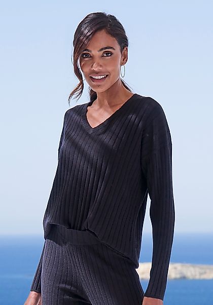 French Connection Strickpullover, mit V-Ausschnitt, Loungewear günstig online kaufen