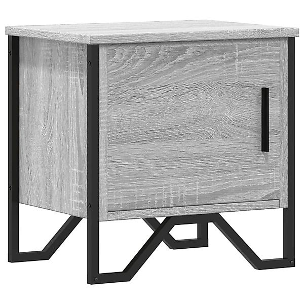 vidaXL Nachttisch Grau Sonoma 40x30x40 cm Holzwerkstoff 848520 günstig online kaufen