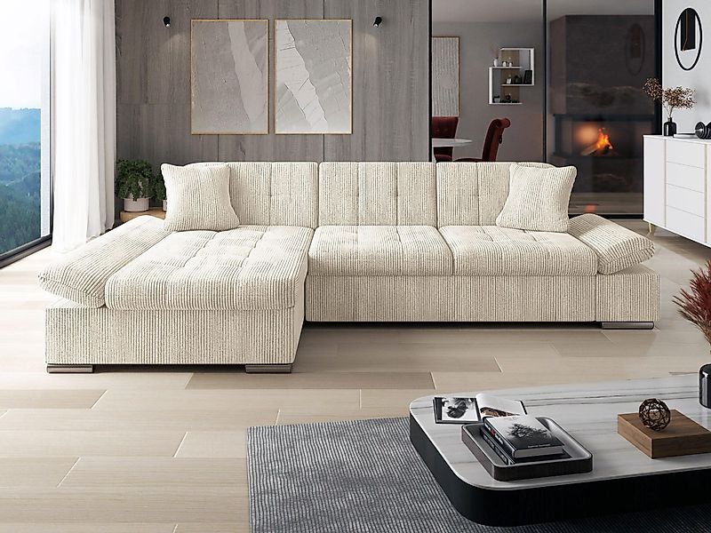 MIRJAN24 Ecksofa Malwi Cord, mit Schlaffunktion günstig online kaufen