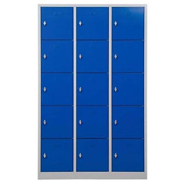 PROREGAL Schließfachschrank Falcon Large HxBxT 190 x 119 x 45 cm Vorhängesc günstig online kaufen