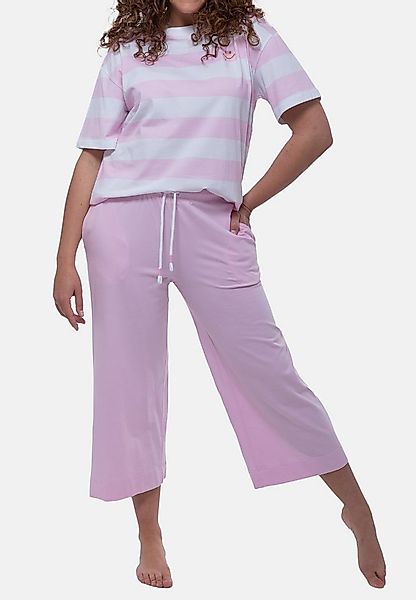 Mey Pyjama Streaked Lines (Set, 2 tlg) Schlafanzug - Baumwolle - Atmungsakt günstig online kaufen