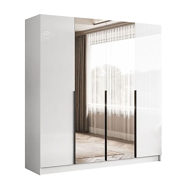 Lookway Kleiderschrank AUREL 4D in Weiß günstig online kaufen