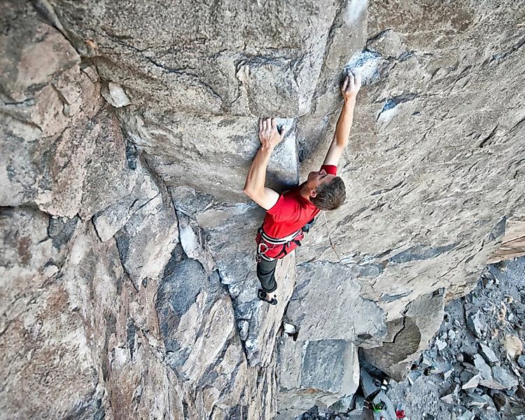 Fototapete "Bergsteiger" 4,00x2,50 m / Strukturvlies Klassik günstig online kaufen