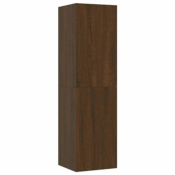 Vidaxl Tv-wandschrank Braun Eichen-optik 30,5x30x110 Cm günstig online kaufen