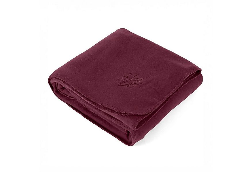 Wohndecke Yogadecke ASANA BLANKET bordeaux, bodhi günstig online kaufen