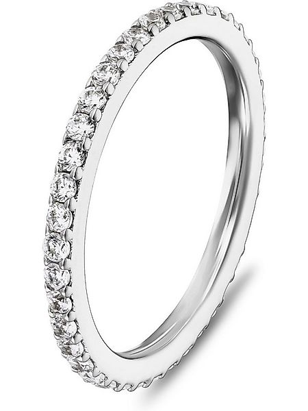 CHRIST Fingerring CHRIST Damen-Damenring 925er Silber Zirkonia, Zirkonia günstig online kaufen