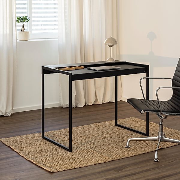 Metallbude Schreibtisch DONNA, mit abnehmbarer Ablage, günstig online kaufen