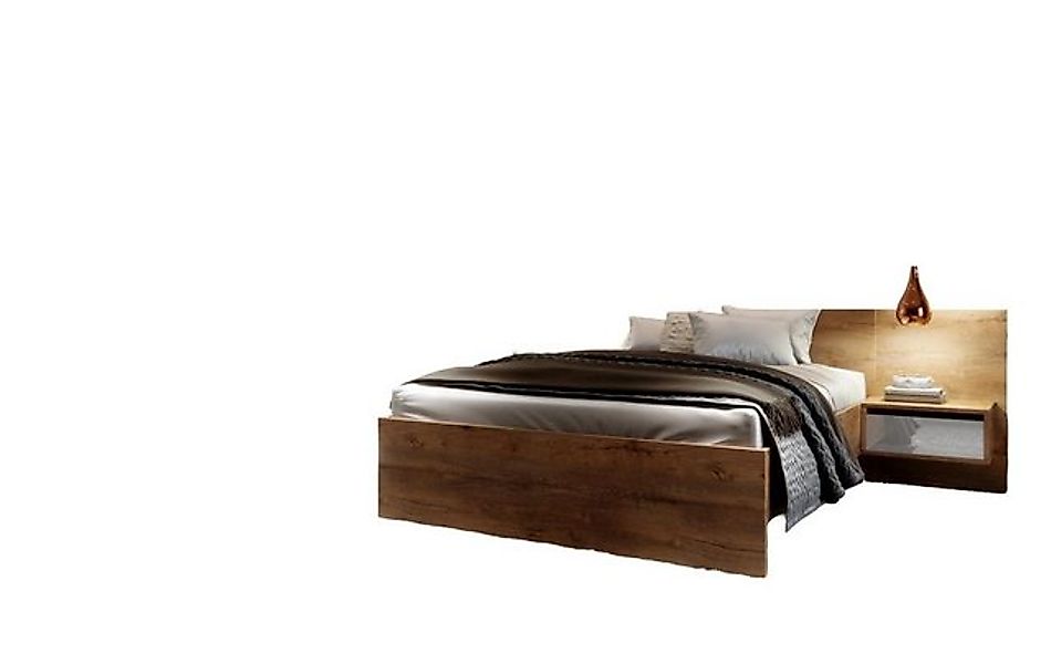 Xlmoebel Bett 5-teiliges Schlafzimmermöbel-Ensemble mit Bett, Nachttisch (1 günstig online kaufen