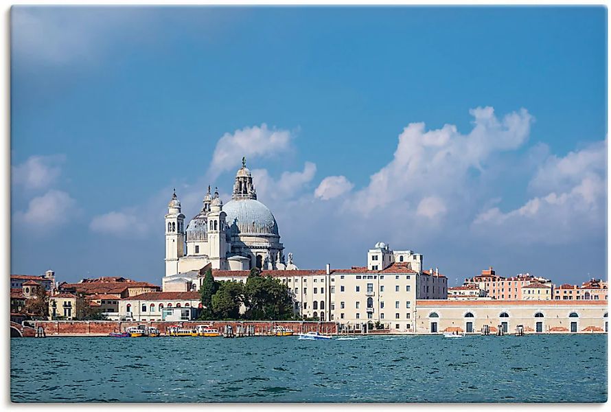 Artland Leinwandbild »Blick auf historische Gebäude Venedig II«, Venedig, ( günstig online kaufen