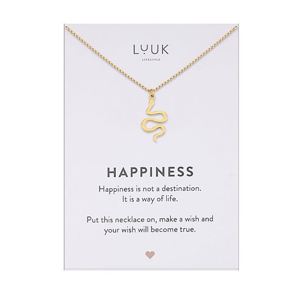 LUUK LIFESTYLE Kette mit Anhänger Schlange, günstig online kaufen