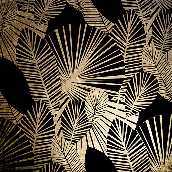 Leonique Acrylglasbild "Blätter - Acrylbilder mit Blattgold veredelt", Blät günstig online kaufen