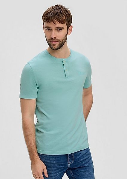 s.Oliver T-Shirt - stylisches kurzarm T-Shirt mit Henley Ausschnitt - geknö günstig online kaufen