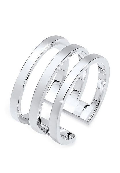 Elli Fingerring Silberring Breit Schlicht Offen 925 Silber günstig online kaufen