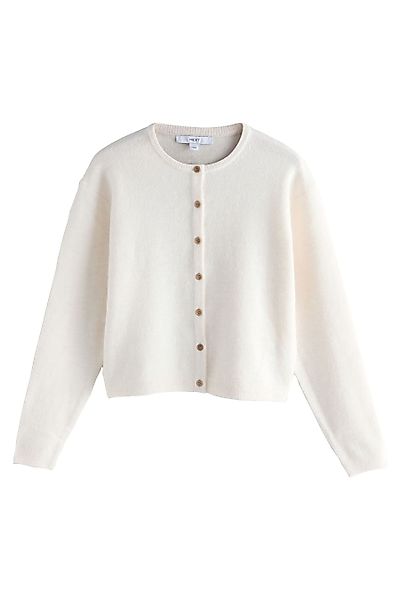 Next Strickjacke Strickjacke mit Rundhalsausschnitt (1-tlg) günstig online kaufen