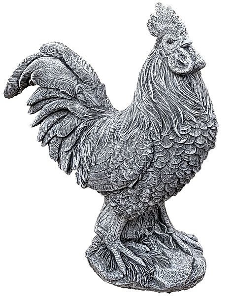 Stone and Style Gartenfigur Steinfigur Hahn günstig online kaufen