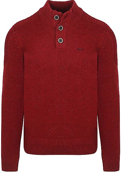 NZA Pullover Mocker Conor Melange Cherry Red - Größe M günstig online kaufen