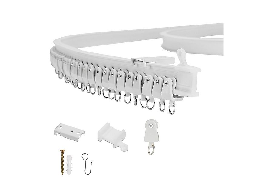 Clanmacy Gardinenschiene Gardinenschiene Biegbar Flexibel Vorhangschiene,5M günstig online kaufen