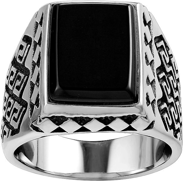 Karisma Fingerring Männer Edelstahl 316L Männer Ring - Agate Achat Stein Sc günstig online kaufen