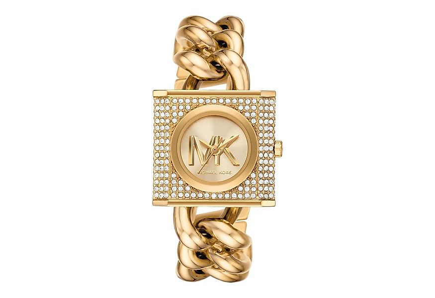 MICHAEL KORS Quarzuhr Michael Kors Damenuhr Chain Lock Gold MK4711 günstig online kaufen