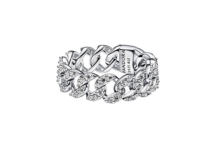 Pandora Silberring Ketten-Ring Damen Pavé Cuban Zirkon Sterling-Silber 1935 günstig online kaufen