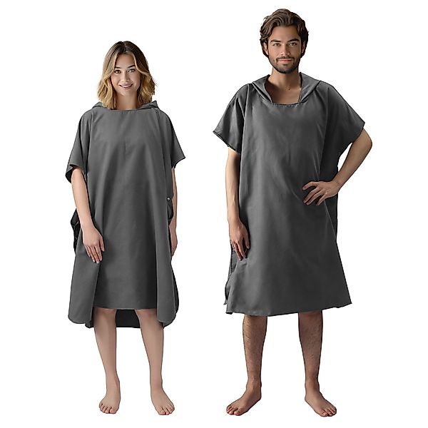 JEMIDI Bademantel Mikrofaser Bademantel Poncho für günstig online kaufen