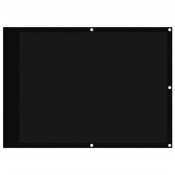 vidaXL Balkon-Sichtschutz Schwarz 75x1000 cm 100 % Polyester-Oxford 4000363 günstig online kaufen