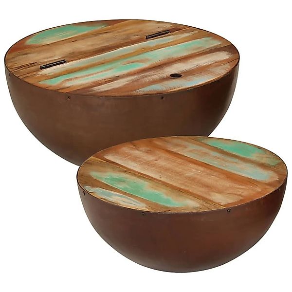 vidaXL Couchtisch Couchtische 2 Stk. Schalenförmig günstig online kaufen