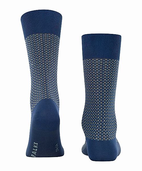 FALKE Uptown Tie Herren Socken, 39-40, Blau, Ajour, Baumwolle, 12437-600003 günstig online kaufen