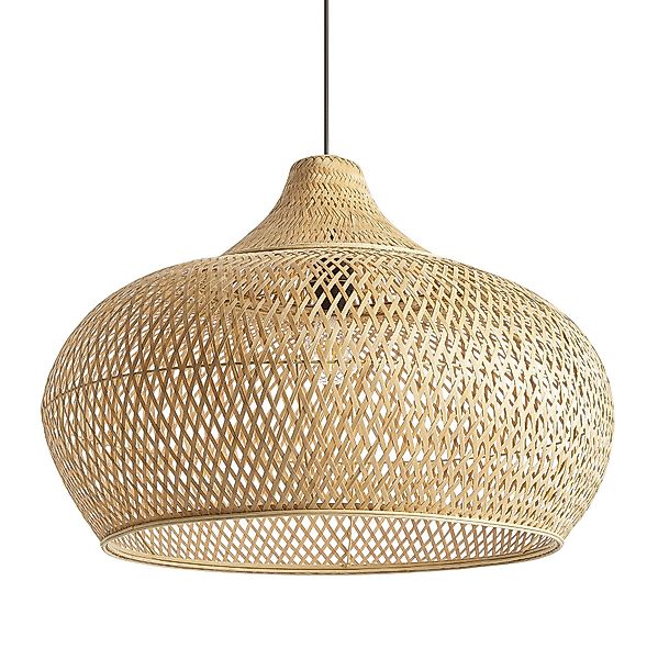riess-ambiente Hängeleuchte ORGANIC LIVING 60cm natur günstig online kaufen