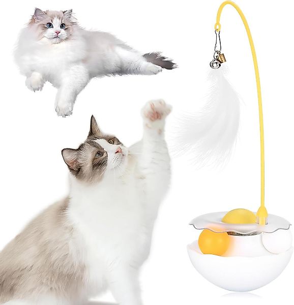 Beaface Tier-Intelligenzspielzeug 3-in-1 Selbstbeschäftigung mit Federangel günstig online kaufen