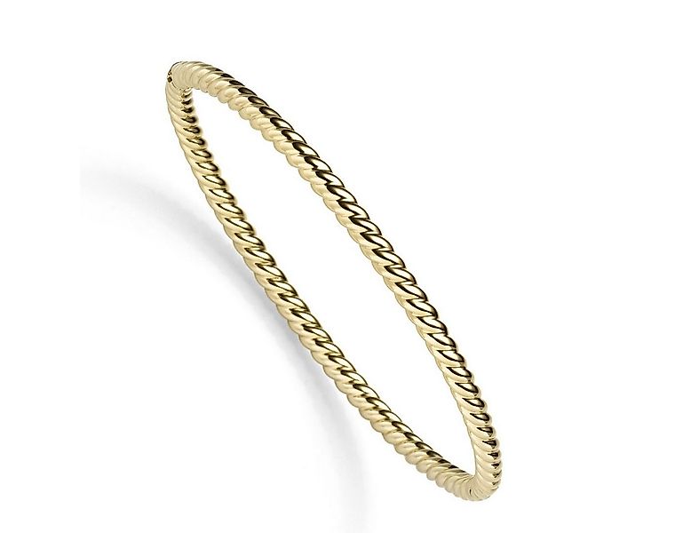 HOPLO Goldarmband Gold Armreif Kordel Breite 3,5 mm 585-14 Karat Gelbgold, günstig online kaufen